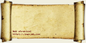 Tina Jakovljević vizit kartica